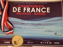 Médaille d'or d'Olivier Roujansky